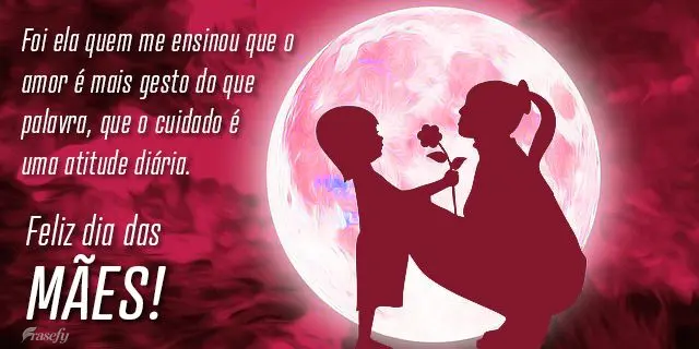 Foi ela quem me ensinou que o amor é mais gesto do que palavra, e que o cuidado é uma atitude diária.
 Feliz dia das Mães!