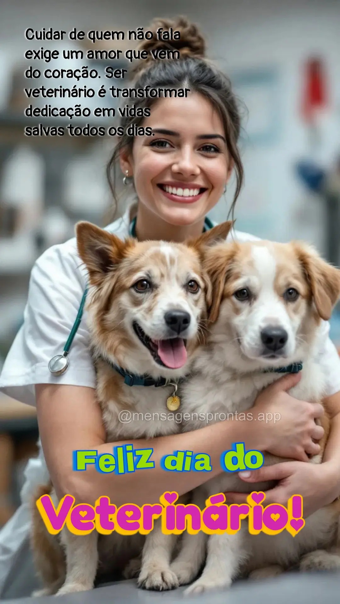 Feliz dia do Veterinário!