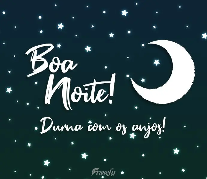 Durma com os anjos! Boa noite! 