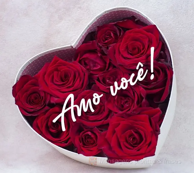 Amo você!

