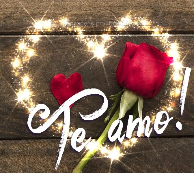 Te amo!

