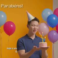 Hoje é um dia especial, pois é o seu aniversário! Que você continue sendo essa pessoa 
incrível, cheia de luz e alegria. Parabéns!