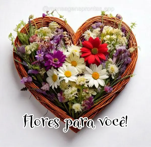 Flores para você!