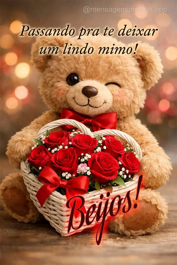 Passando pra te deixar um lindo mimo! Beijos!