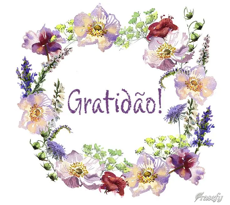 Gratidão!