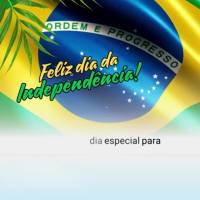 Hoje é um dia especial para todos nós brasileiros, pois comemoramos a nossa independência! Que possamos sempre lembrar da luta e coragem dos nossos an...