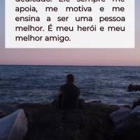 Meu pai é um exemplo de homem forte, amoroso e dedicado. Ele sempre me apoia, me motiva e me ensina a ser uma pessoa melhor. É meu herói e meu melhor ...