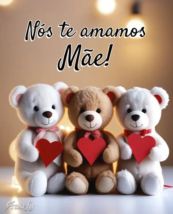 Nós te amamos Mãe!