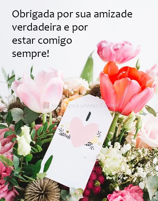 Obrigada por sua amizade verdadeira e por estar comigo sempre!
