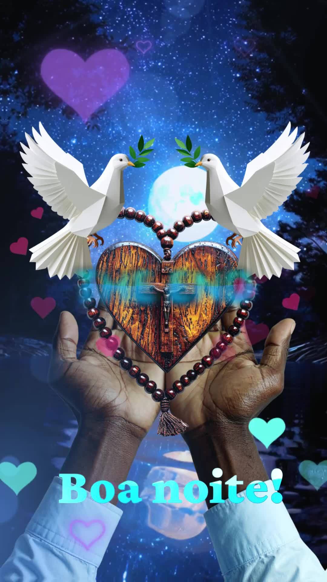Que esta noite seja abençoada com paz e descanso. Como diz em Salmos 4:8: "Em paz me deito e logo adormeço, pois só tu, Senhor, me fazes viver em segu...
