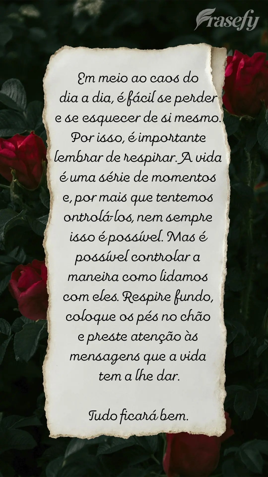 Em meio ao caos do dia a dia, é fácil se perder e se esquecer de si mesmo. Por isso, é importante lembrar de respirar. A vida é uma série de momento...