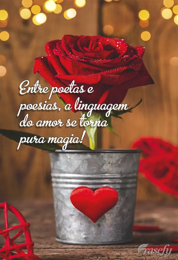 Entre poetas e poesias, a linguagem do amor se torna pura magia!