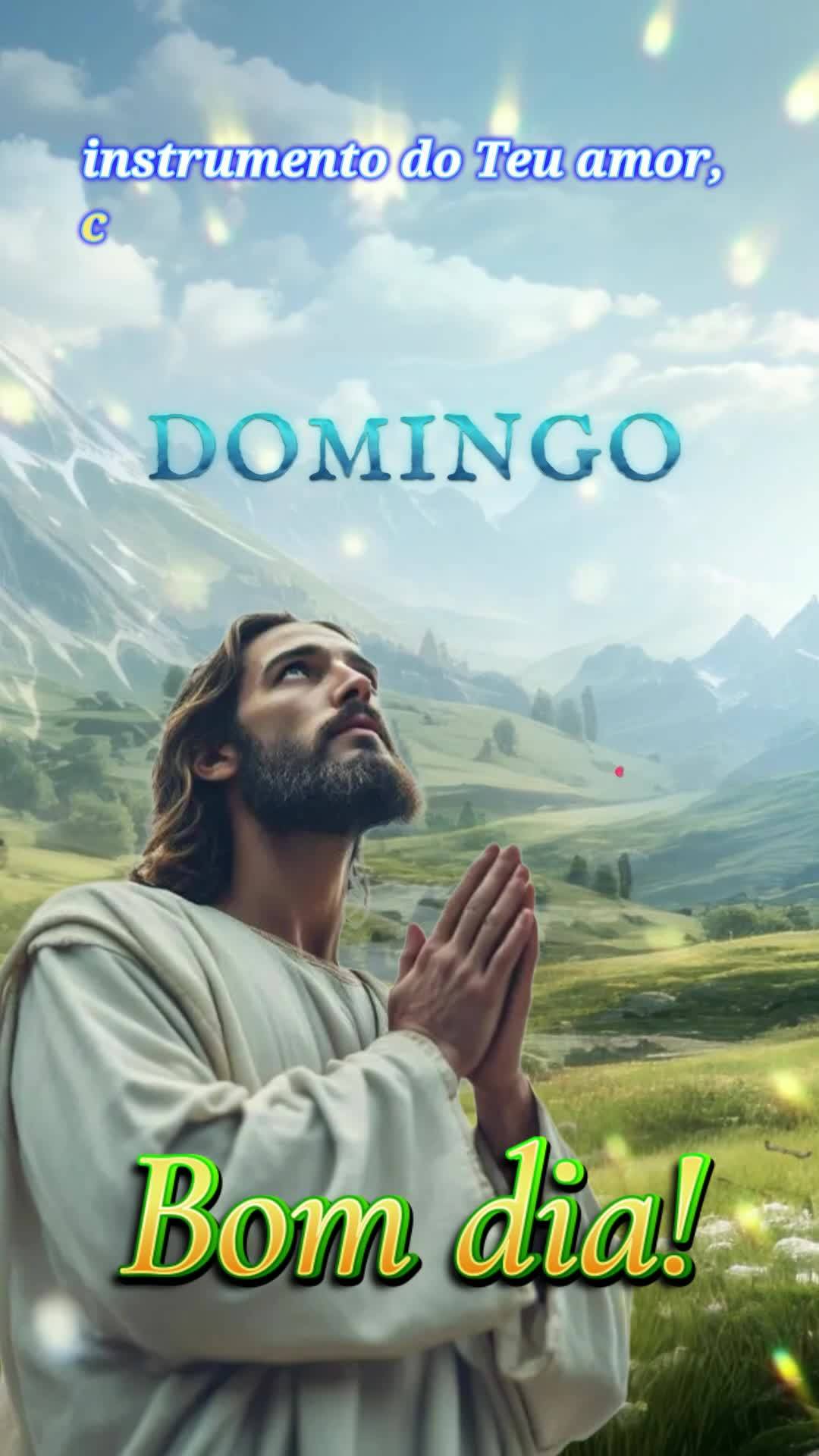 Senhor Deus, neste domingo abençoado, venho diante de Ti com gratidão em meu coração. Pai amado, peço que Tua luz divina ilumine meu caminho hoje e ...