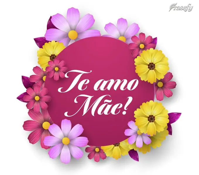 Te amo mãe!