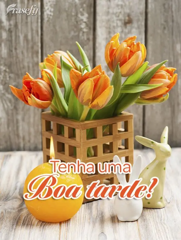 Tenha uma boa tarde!