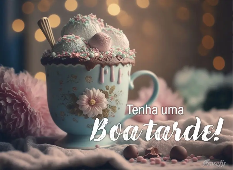 Tenha uma boa tarde!