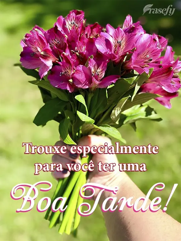 Trouxe especialmente para você ter uma Boa tarde!