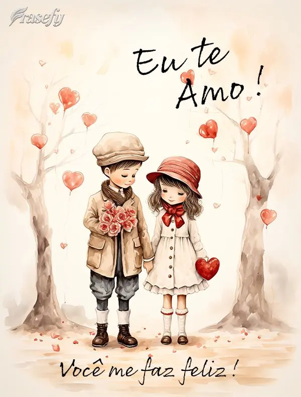 Você me faz feliz! Eu te amo!